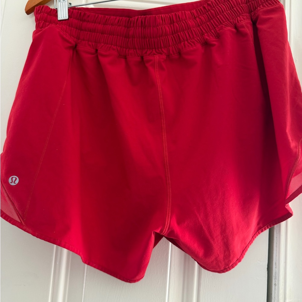 lululemon athletica Women's Vibrant Red Athletic Shorts